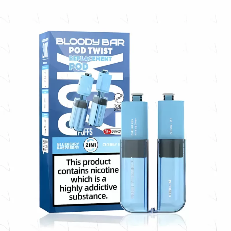 Bloody Bar Pod Twist 20K Prefilled Pods - Tropical Punch Ice/ Lemon Lime - Image 3