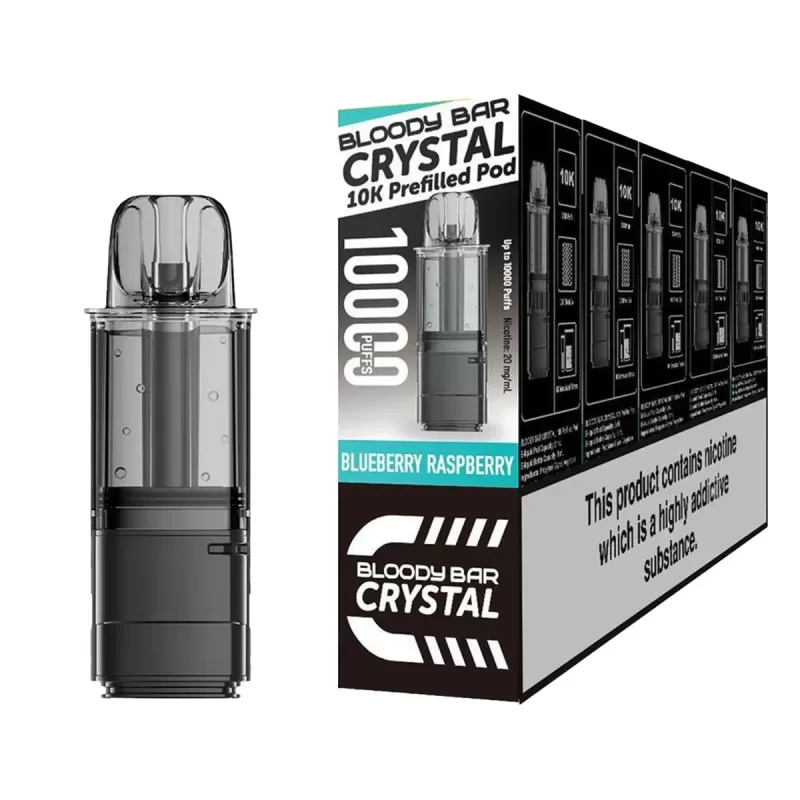Bloody Bar Crystal 10K Prefilled Pods - Mr Blue - Image 3