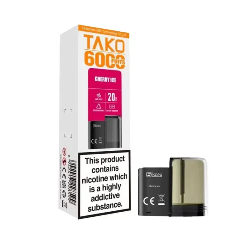 SKE Sikary TAKO SP6000 Prefilled Pods - Kiwi Passion Fruit - Image 2