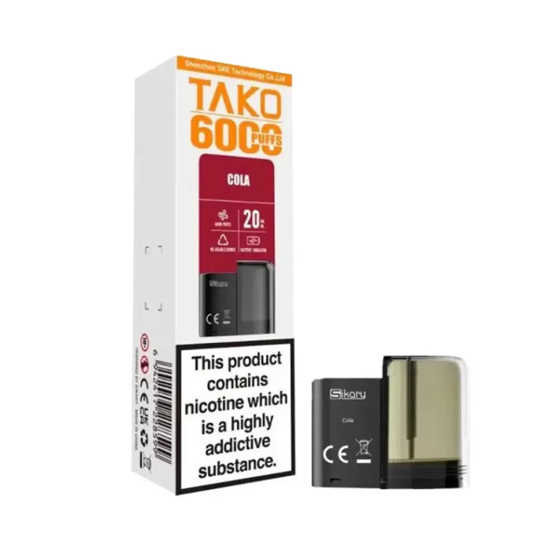 SKE Sikary TAKO SP6000 Prefilled Pods - Kiwi Passion Fruit - Image 3