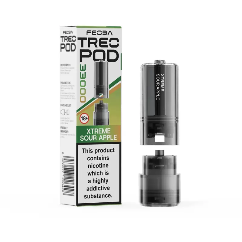 Feoba Treo 33K Prefilled Pods - Strawberry Raspberry Cherry Fusion - Image 2