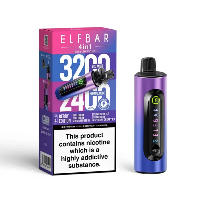Elf Bar 4-in-1 Prefilled Pod Vape Kit - Fruits Edition - Image 2