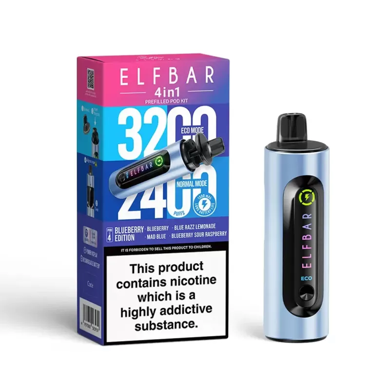Elf Bar 4-in-1 Prefilled Pod Vape Kit - Yellow Edition - Image 3