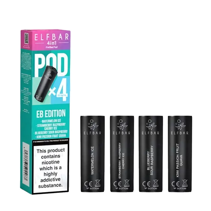 Elf Bar 4-in-1 Prefilled Pods - Red Edition - Image 3