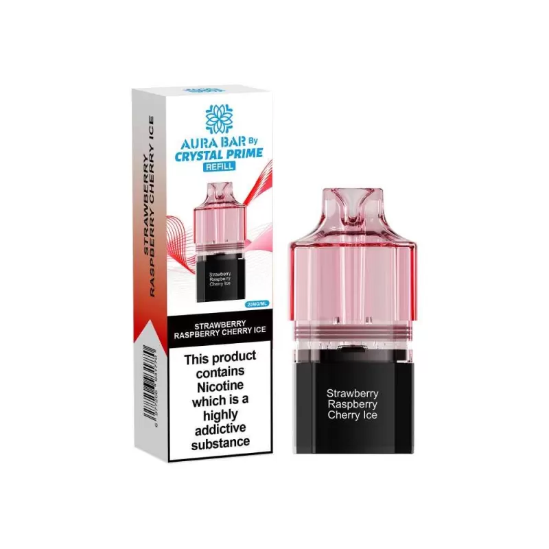 Aura Bar 10K Prefilled Pods By Crystal Prime - Blue Razz Cherry - Image 2