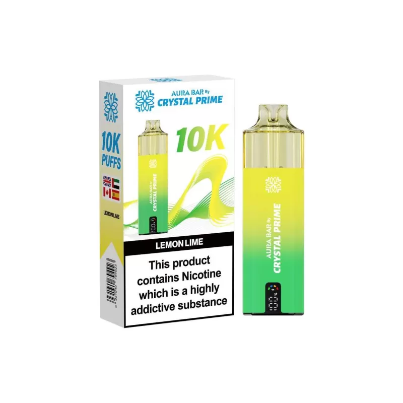 Aura Bar 10K Prefilled Pod Kit By Crystal Prime - Blueberry Raspberry - Image 2