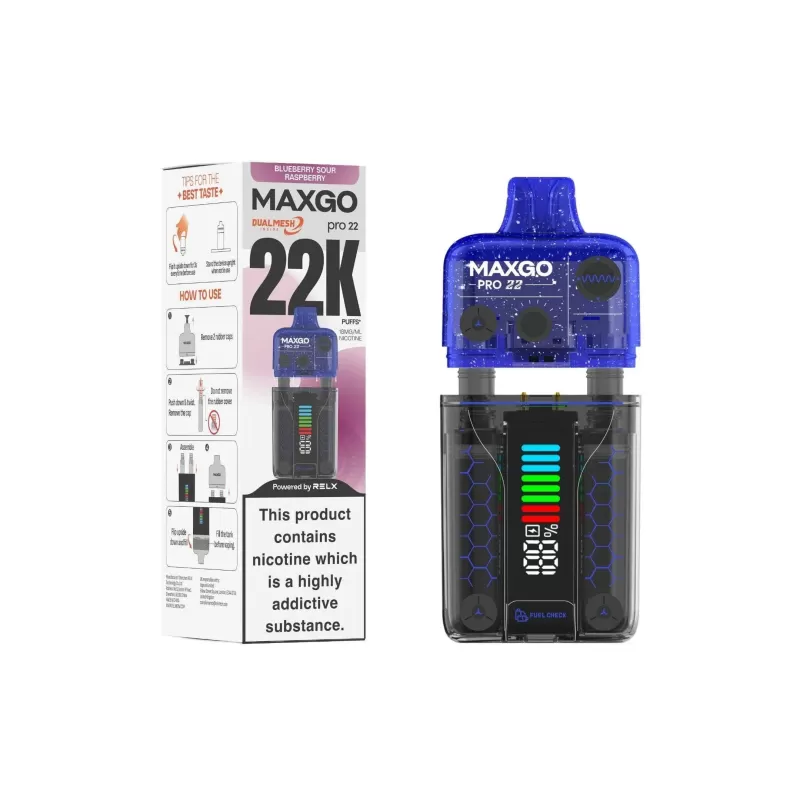 Relx MaxGo Pro 22000 Prefilled Pod Vape Kit (Expiry May 2026) - Triple Mango - Image 3