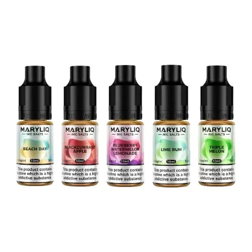 Maryliq Nicotine Salt E Liquid - Box Of 10 - Sour Red / 10mg