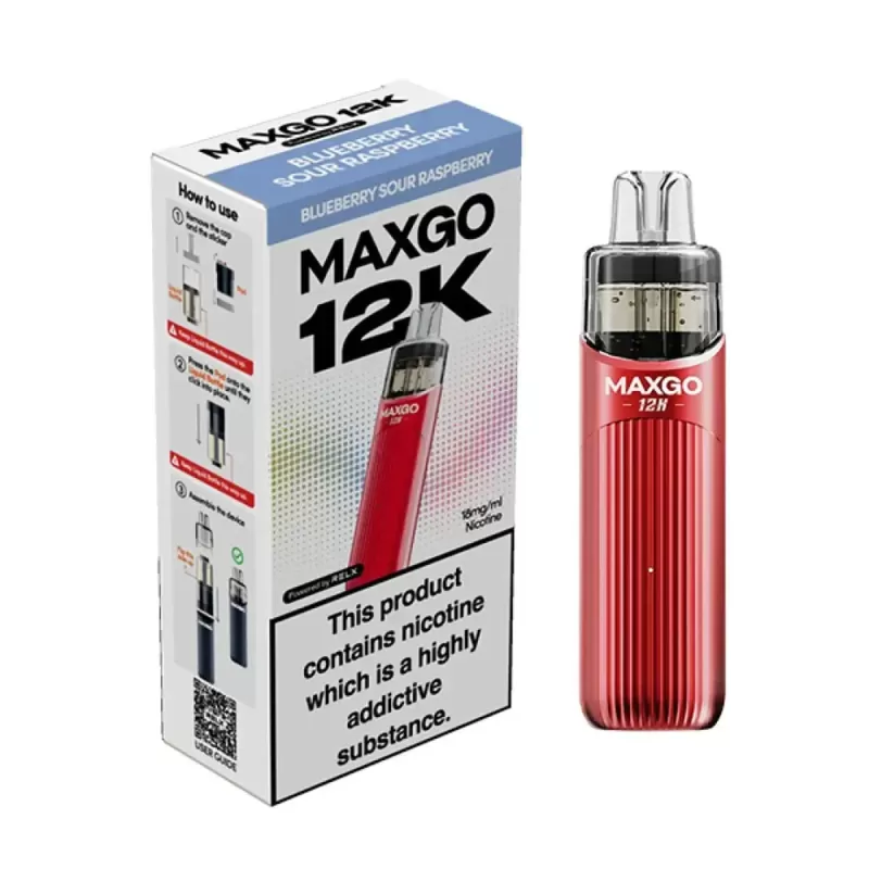 Relx Maxgo 12K Prefilled Pod Vape Kit (Expiry May 2026) - Fresh Strawberry - Image 2