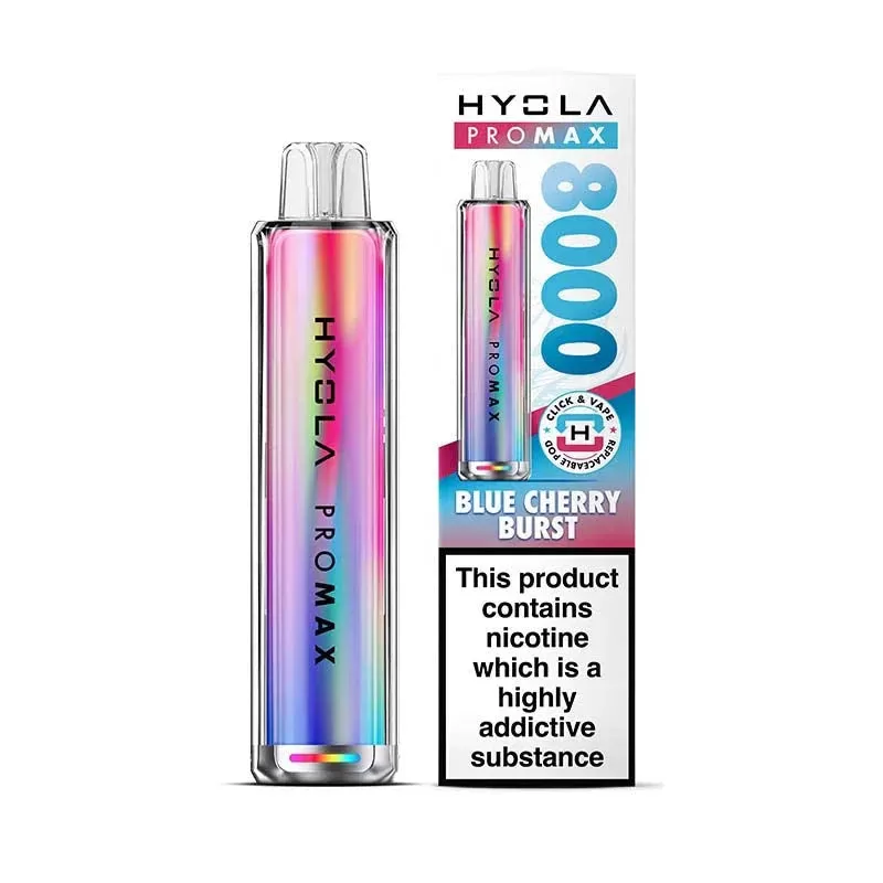 Hyola Pro Max 8000 Prefilled Pod Kit - Strawberry Blue Razz - Image 3