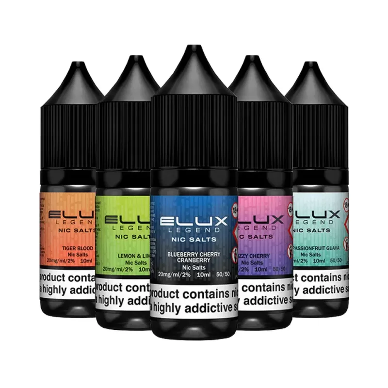 ELUX Legend Nic Salt E-Liquid - Pack of 10 - Kiwi Passionfruit Guava / 20mg