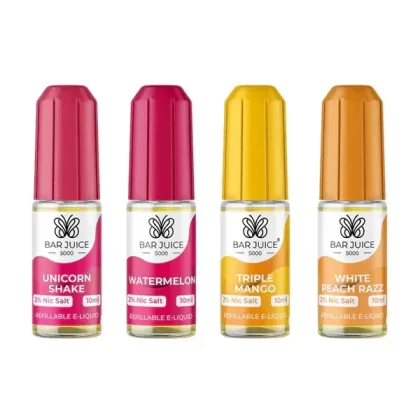 Bar Juice 5000 Nic Salt E-Liquid - Pack of 10 - Berry Crush / 10mg