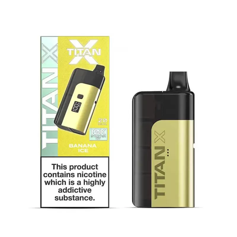 Titan X 10000 Puffs Prefilled Pod Vape Kit - Double Apple - Image 2