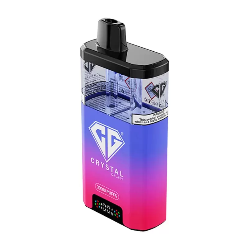 Crystal Galaxy Focus 2 30K Puffs 3 in 1 Prefilled Pod Kit - Strawberry Watermelon Bubblegum / Strawberry Raspberry Bubblegum - Image 2