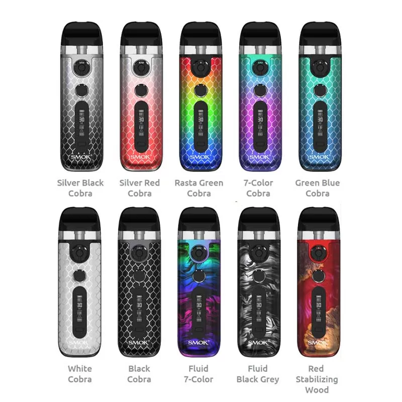 SMOK NOVO 5 Pod Kit 900mAh - Black Carbon Fiber - Image 2