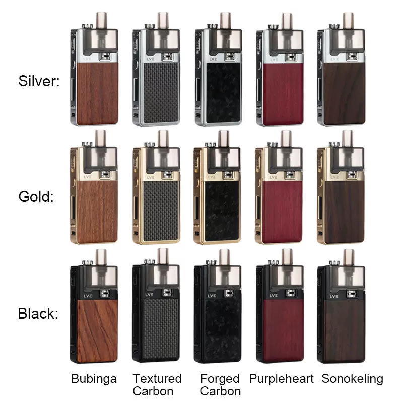 LVE Orion II Pod Mod Kit 40W - Gold Textured Carbon - Image 2