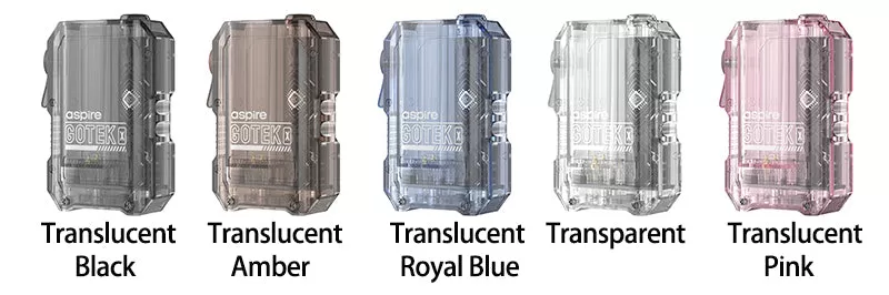Aspire GoTek X Device 650mAh - Transparent - Image 2