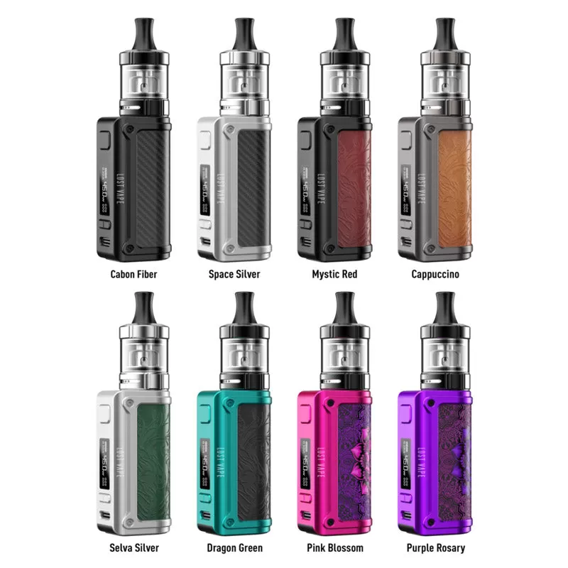 Lost Vape Thelema Mini 45W Pod Mod Kit - Space Silver / With UB Lite Tank - Image 2