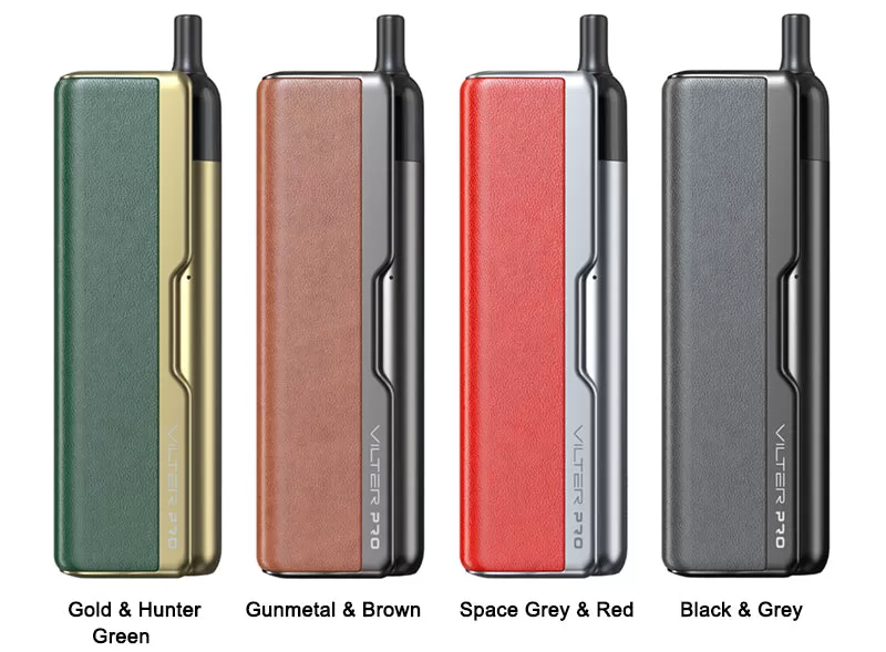 Aspire Vilter Pro Kit 420mAh + 1600mAh - Gunmetal & Brown - Image 2