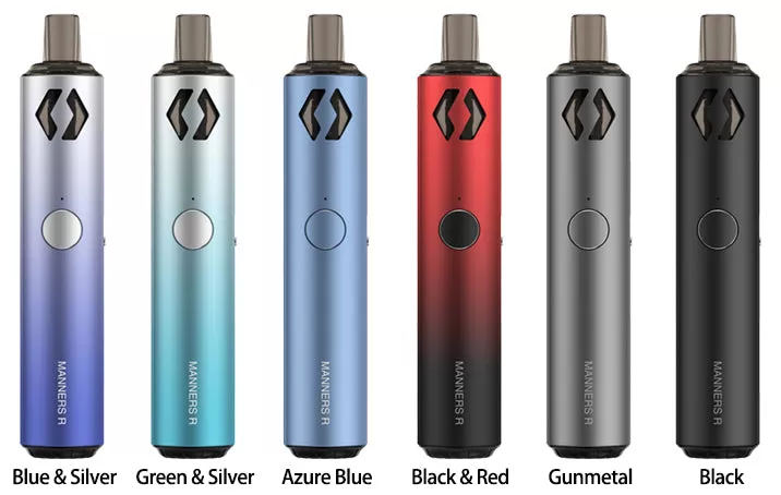 Vapefly Manners R Pod Kit 1000mAh - Green & Silver - Image 2
