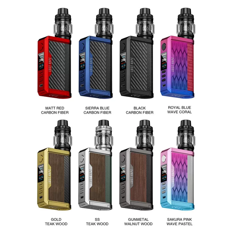 Lost Vape Centaurus Q200 Box Kit with Centaurus Sub Ohm Tank 5ml - Royal Blue Wave Coral - Image 2