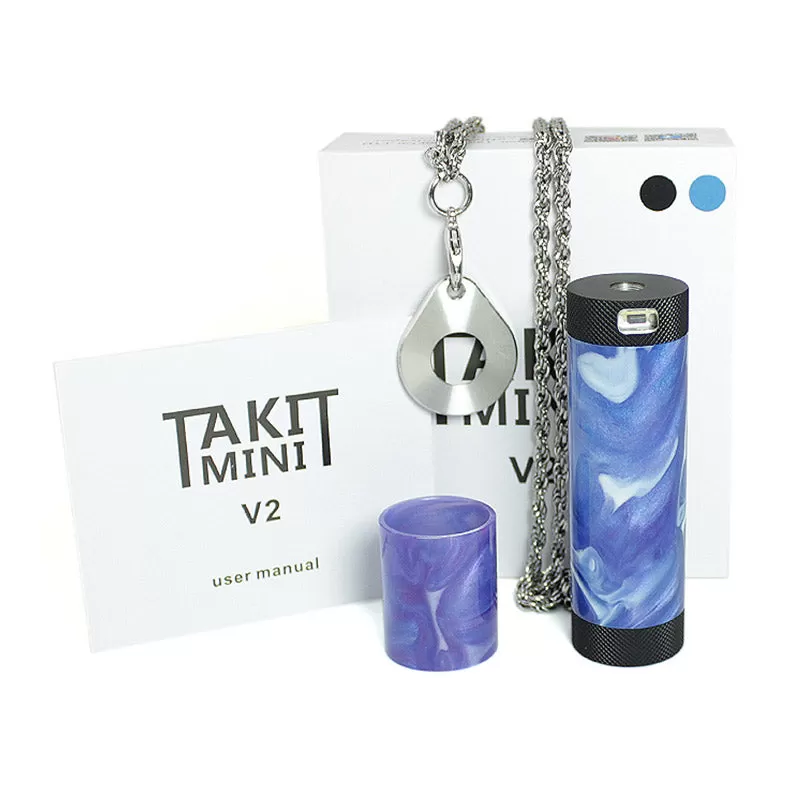 SXK Takit Mini V2 Mech Mod - Silver Green - Image 3