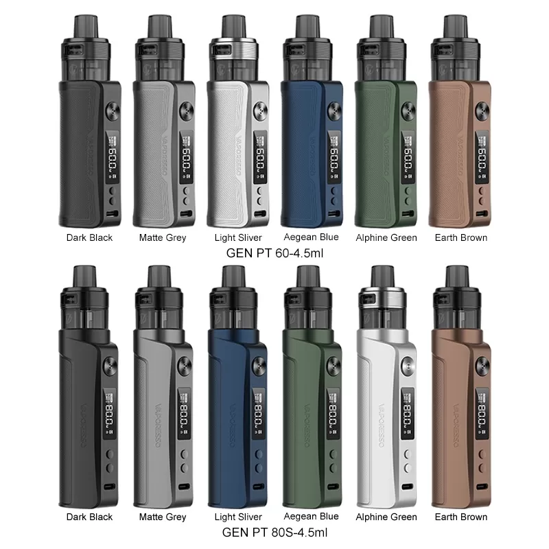 Vaporesso GEN PT60 / PT80 S Pod Mod Kit - Dark Black / PT60 - Image 2