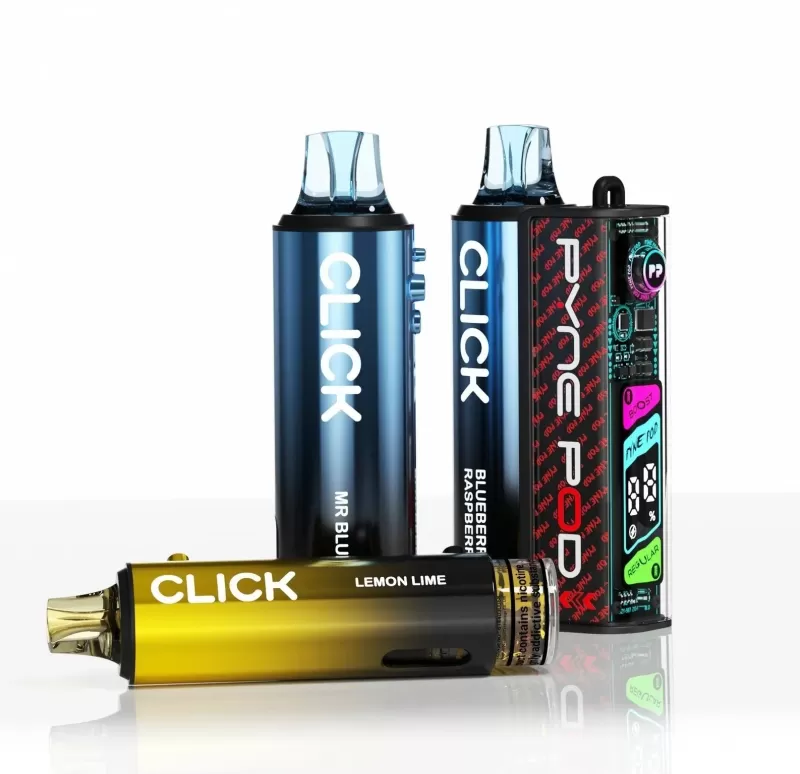Pyne Pod Click 50K Puffs Prefilled Pod Kit - Raspberry Edition - Image 3