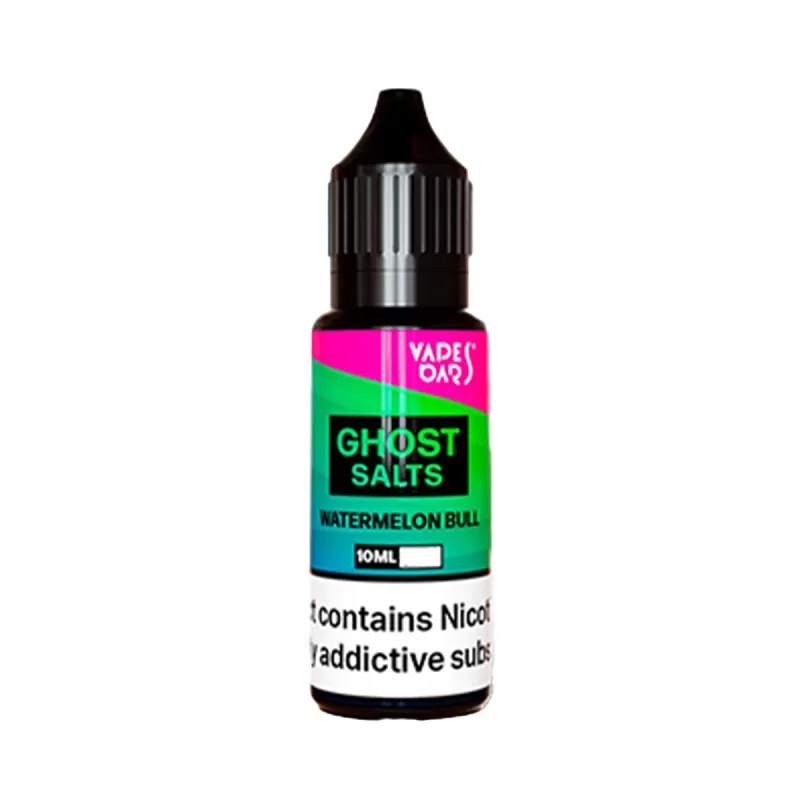 Vapes Bars Ghost Salts Watermelon Bull Nic Salt - 10 Pack - 10mg