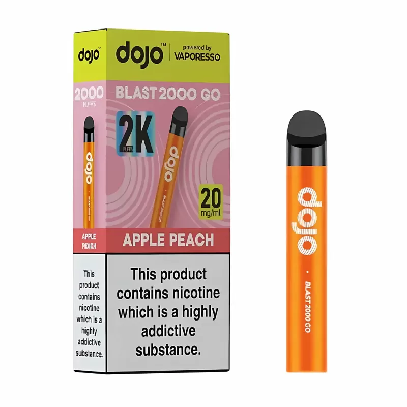 Vaporesso Dojo Blast 2000 Go Prefilled Pod Kit - Fizzy Cherry - Image 2