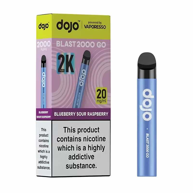Vaporesso Dojo Blast 2000 Go Prefilled Pod Kit - Fizzy Cherry - Image 3