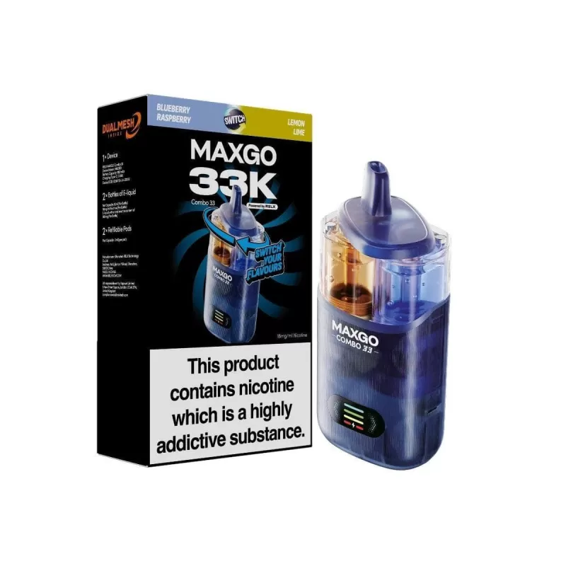 RELX MAXGO Combo 33K Pod Kit - Watermelon ice / Strawberry watermelon - Image 2