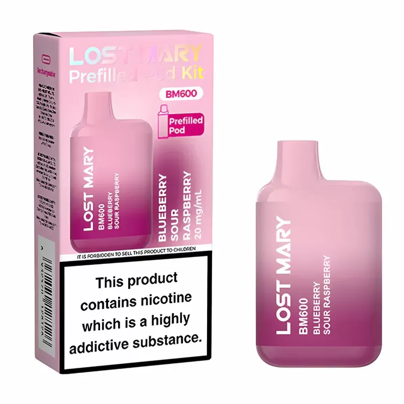 Lost Mary BM600 Prefilled Pod Vape Kit - Pineapple Ice - Image 3