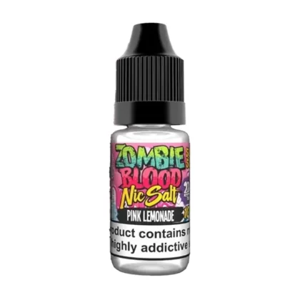 Zombie Blood Pink Lemonade Nic Salt Vape Juice - 10 Pack - Strength 20mg