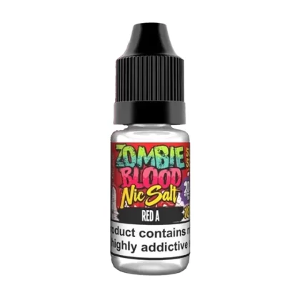 Zombie Blood Red A Nic Salt Vape Juice - 10 Pack - Strength 20mg