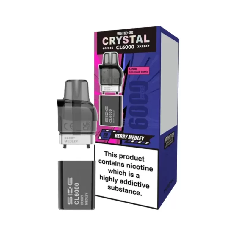 SKE Crystal CL6000 Prefilled Vape Pods - Blue Razz Lemonade