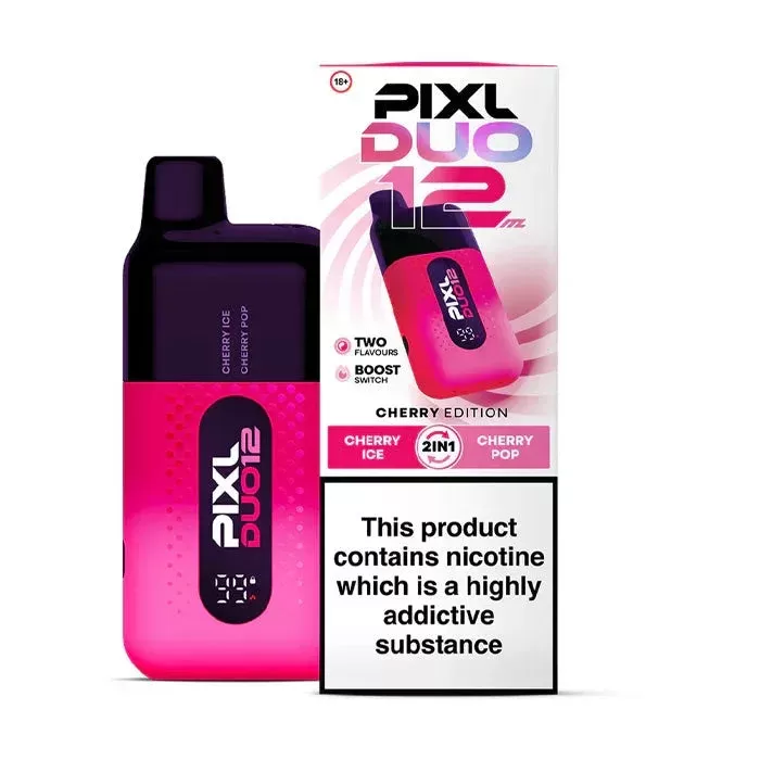 Pixl Duo 12 6K Prefilled Pod Kit - Box Of 5 - Raspberry Edition pack of 5 - Image 2