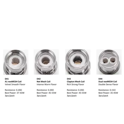 Wotofo nexMINI D Series Coil 3pcs/1pc - D44 Dual nexMESH 3pcs