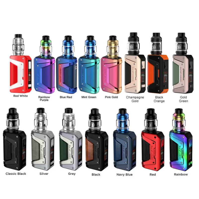 GeekVape L200 (Aegis Legend 2) 200W TC Kit with Z Sub ohm Tank 5.5ml - Rainbow Purple - Image 2