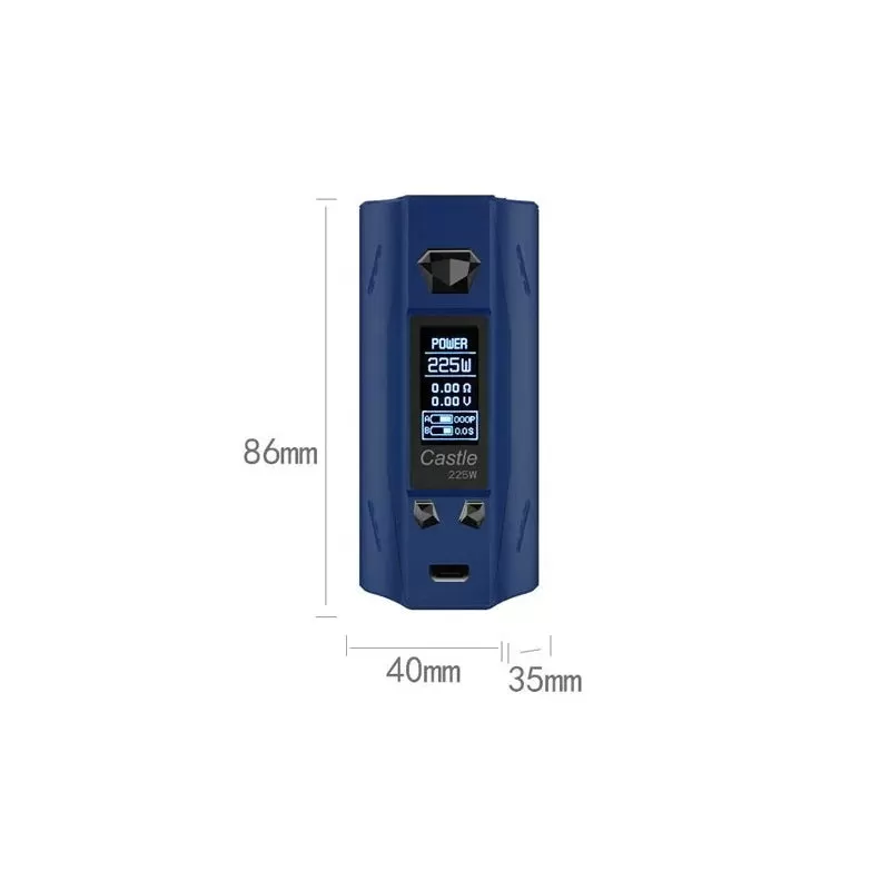 ATVS Castle Box Mod 225W - Blue - Image 2