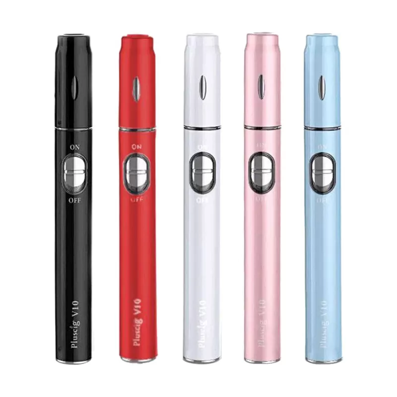 Pluscig V10 Heating 900mAh Heat Not Burn Vape Pen Kit - Red