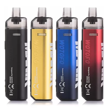 Wotofo SMRT Pod System Kit 80W 2000mAh - Black Blue / PNP Coils