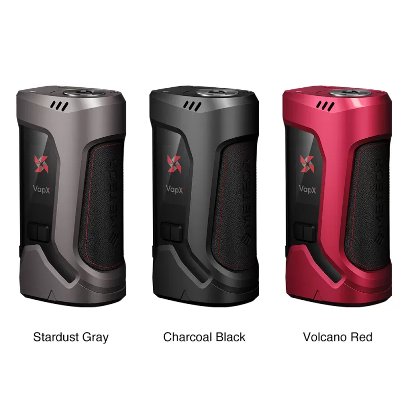 VapX Meteor 80W 510 Box Mod 2000mAh - Stardust Gray - Image 2