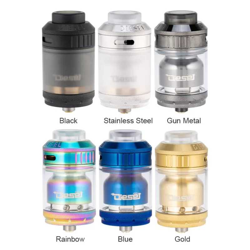 Timesvape Diesel RTA Atomizer 5ml - Black