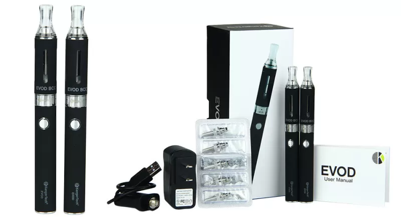 Kangertech EVOD Pod Kit 650mAh (4 Windows) - Black
