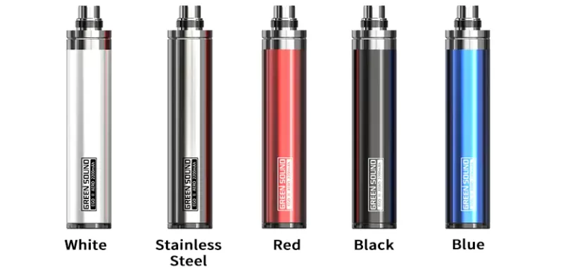 GreenSound GS eGo II Aero Battery 2200mAh - Stainless Steel