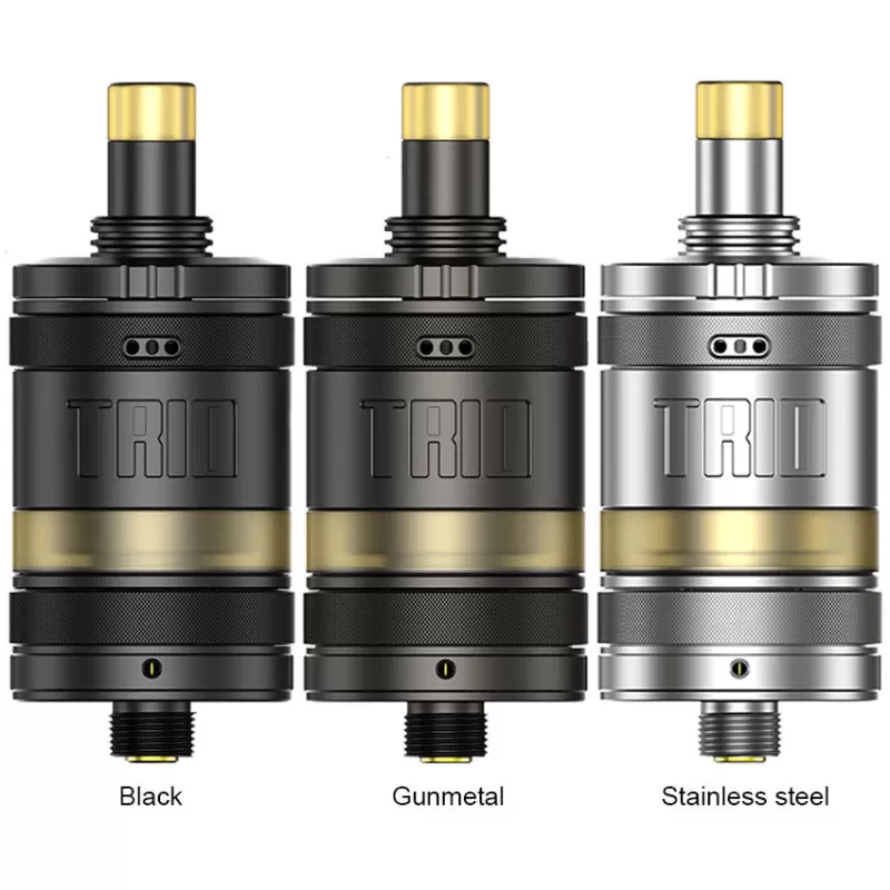 ZQ Trio MTL RTA Atomizer Tank 2ml - Gunmetal