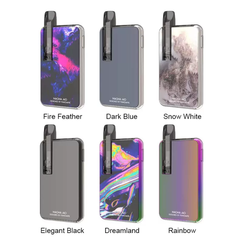 Famovape Magma AIO Pod System Kit 900mAh - Fire Feather - Image 3