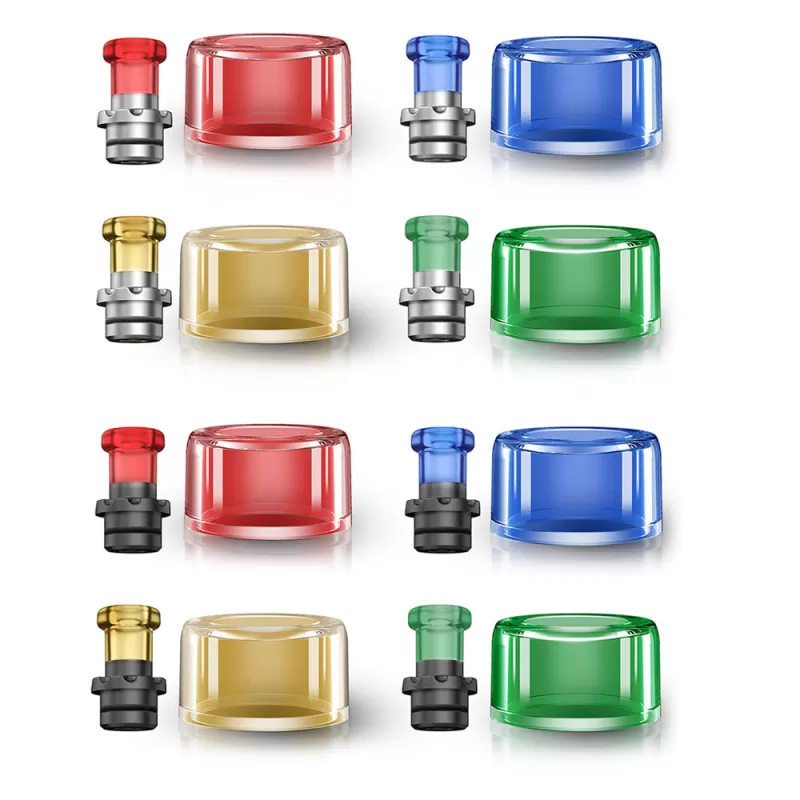 VXV Soulmate RTA Colorful Tube with 510 Drip Tip - Red&Black