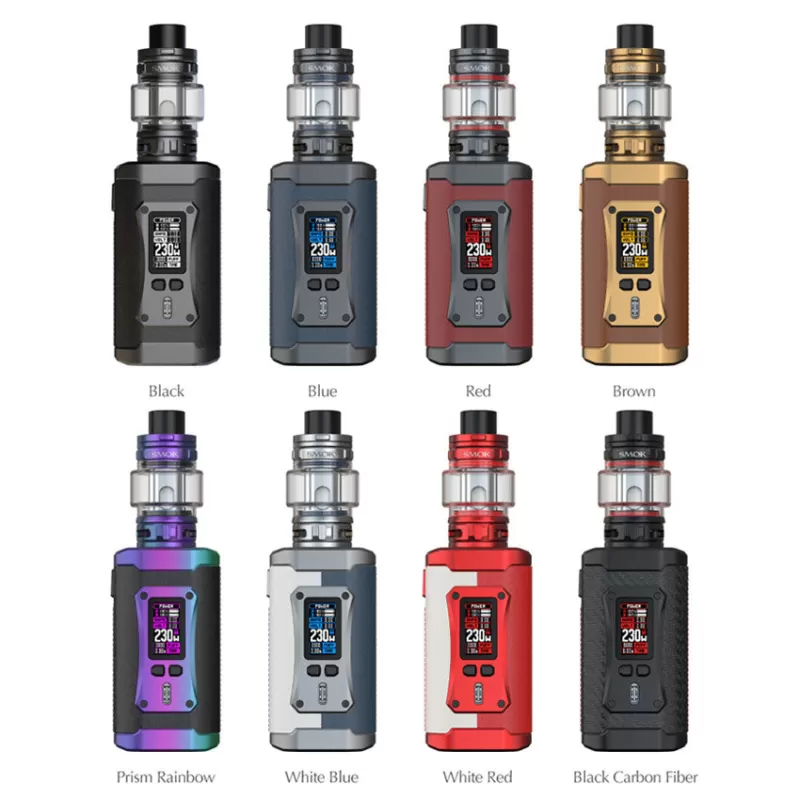 SMOK MORPH 2 230W Box Kit with TFV18 Tank - White Blue - Image 2